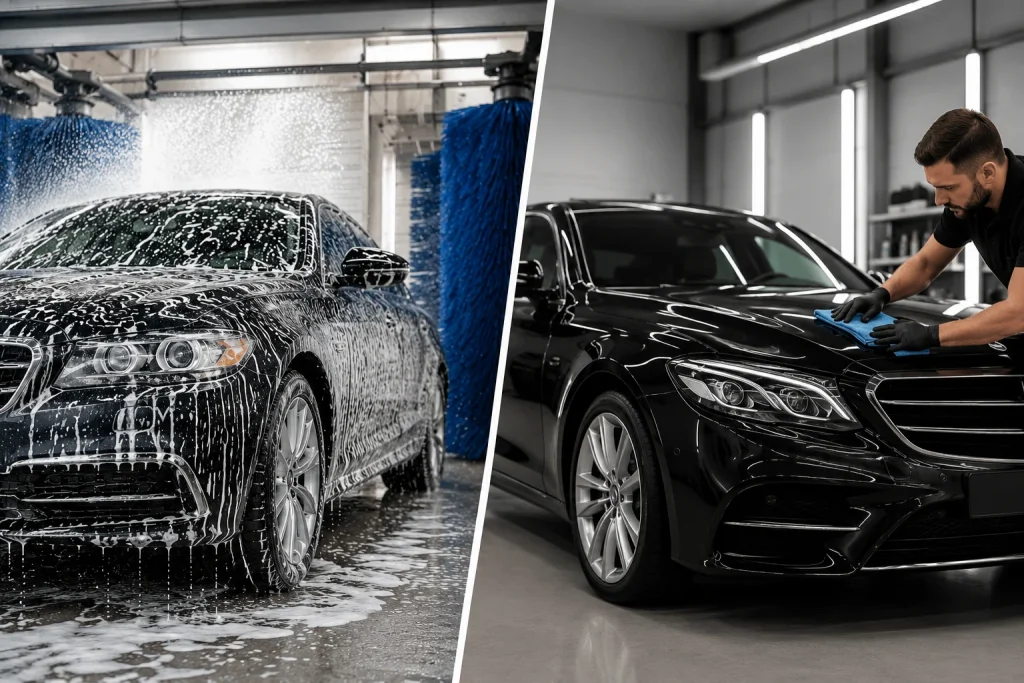 Car Wash vs. Car Detailing